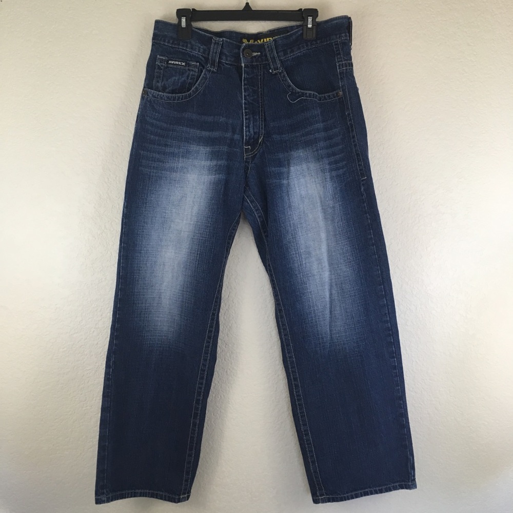 Avirex Straight Leg Jeans 34x30